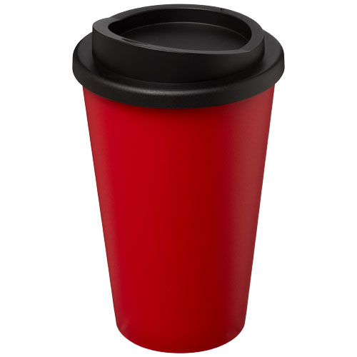Gobelet publicitaire isolant 350ml Americano® Rouge / Noir